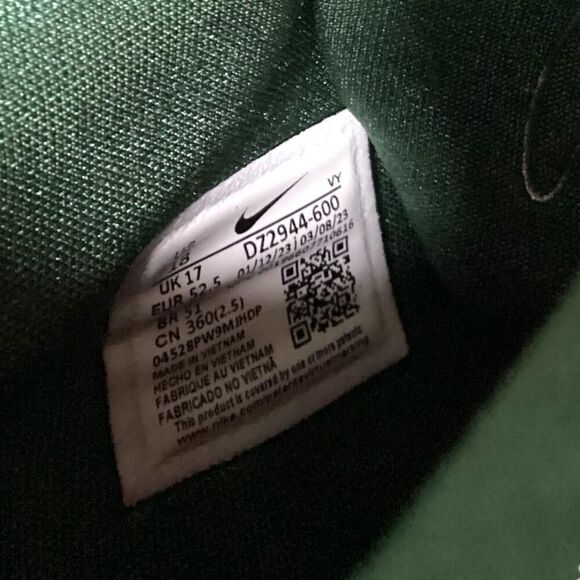 Nike Basketball Shoes Mens 18 Red Green Gannis Zoom Freak 5 NRG Keep It A Buck - Picture 8 of 10